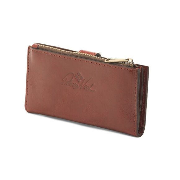 PATRICIA NASH Montana Prairie Skies Print Leather Nazari Wallet - Picture 2 of 2